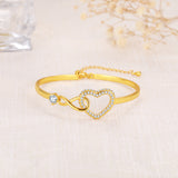 Mother & Daughter – Infinity Heart Bracelet