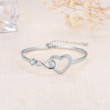 Mother & Daughter – Infinity Heart Bracelet