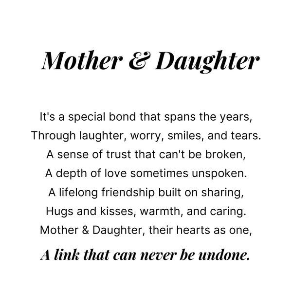 Mother & Daughter – Infinity Heart Bracelet