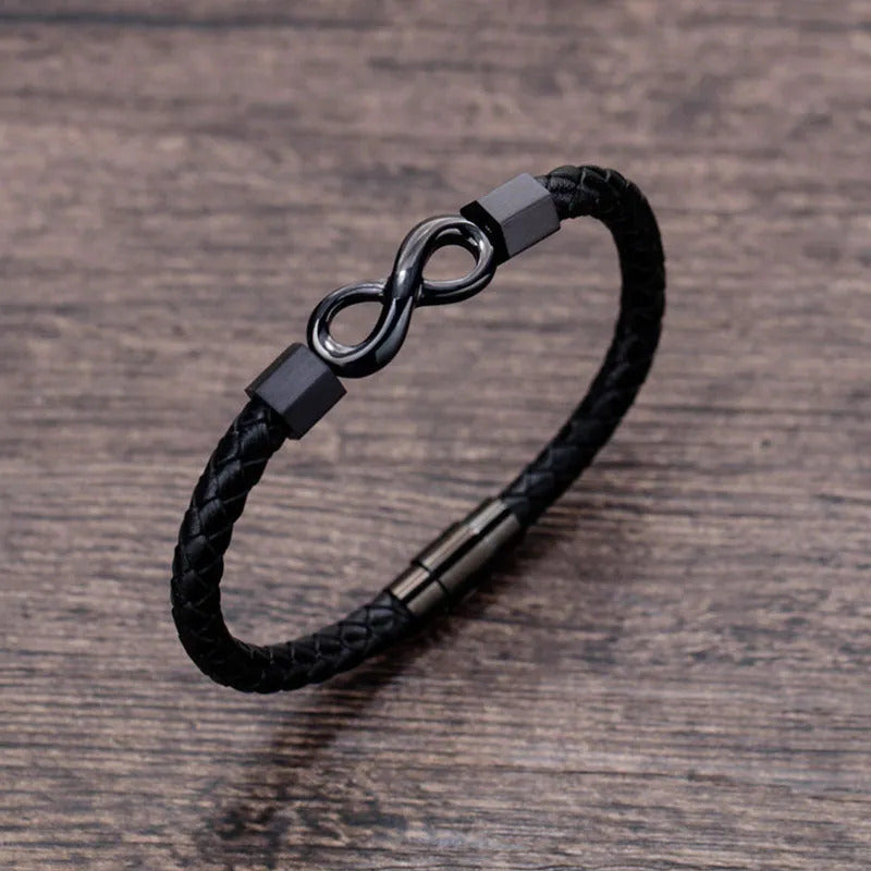 To My Son - Ceramic Infinity Braided Bracelet