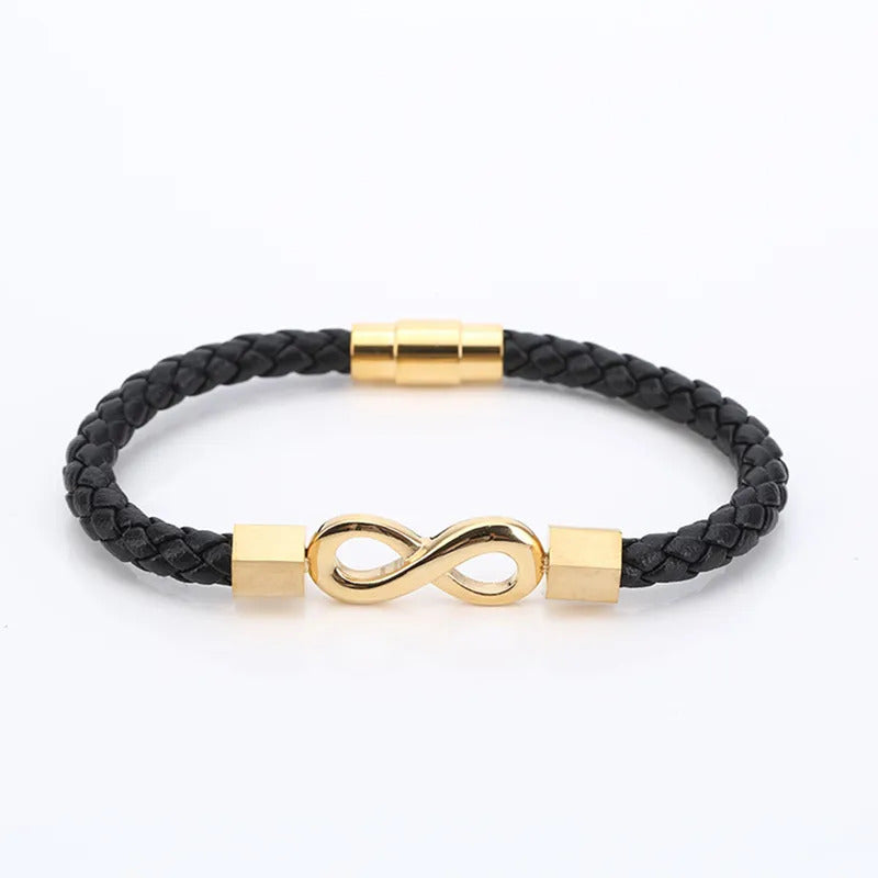 To My Son - Ceramic Infinity Braided Bracelet